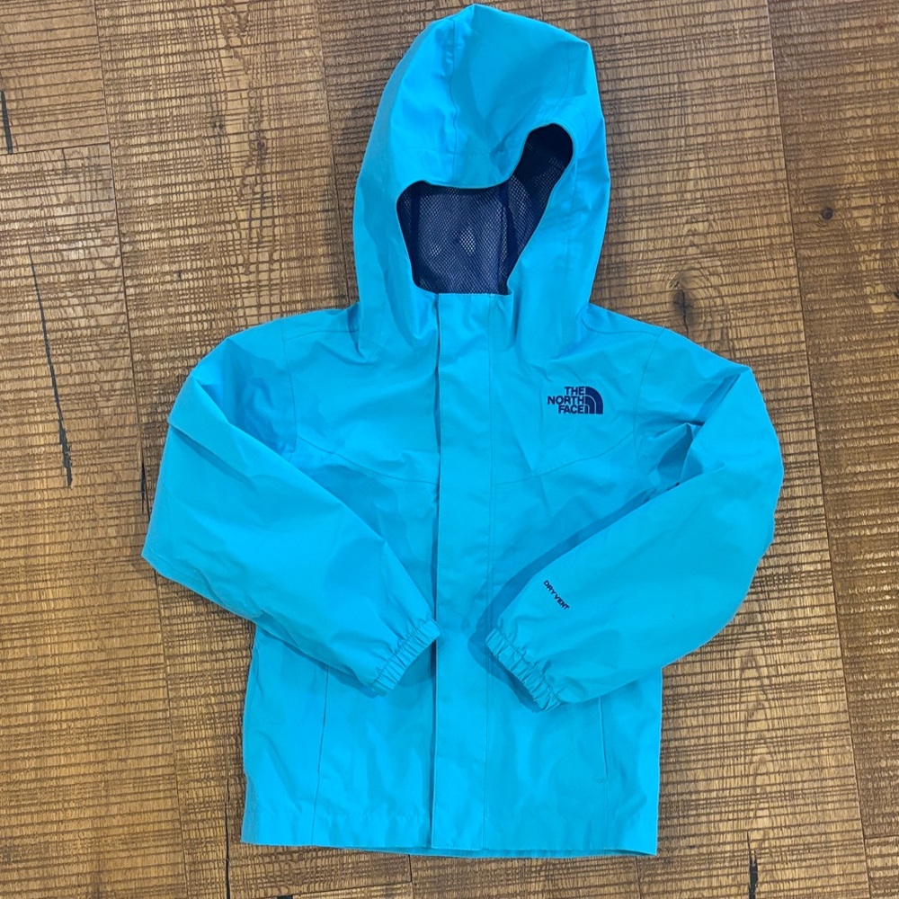 The North Face Kids Blue Raincoat